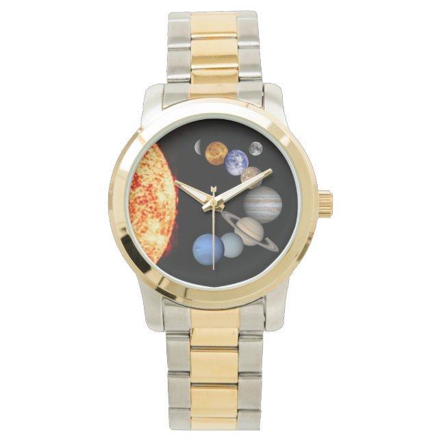 Montre Le Soleil et les planètes (devant)