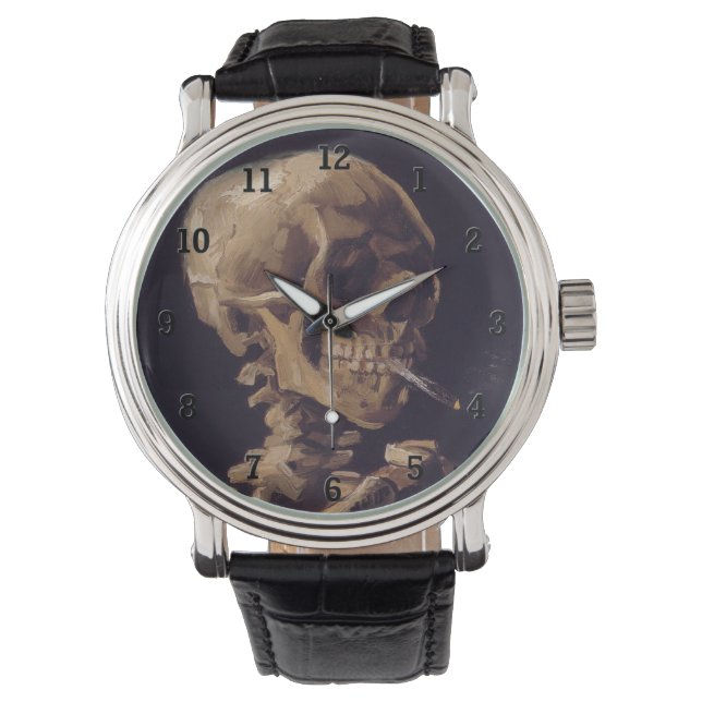 Montre Le squelette de Van Gogh avec la cigarette ardente (devant)