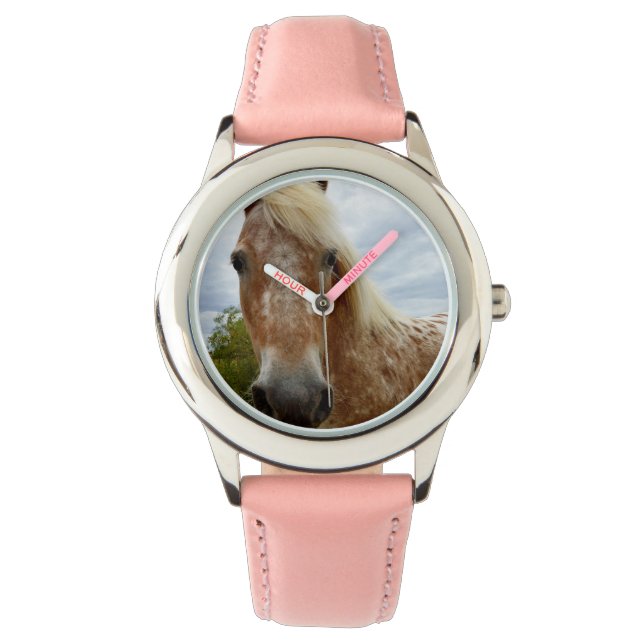 Montre "Le sucre : la grâce de l'Appaloosa" (devant)