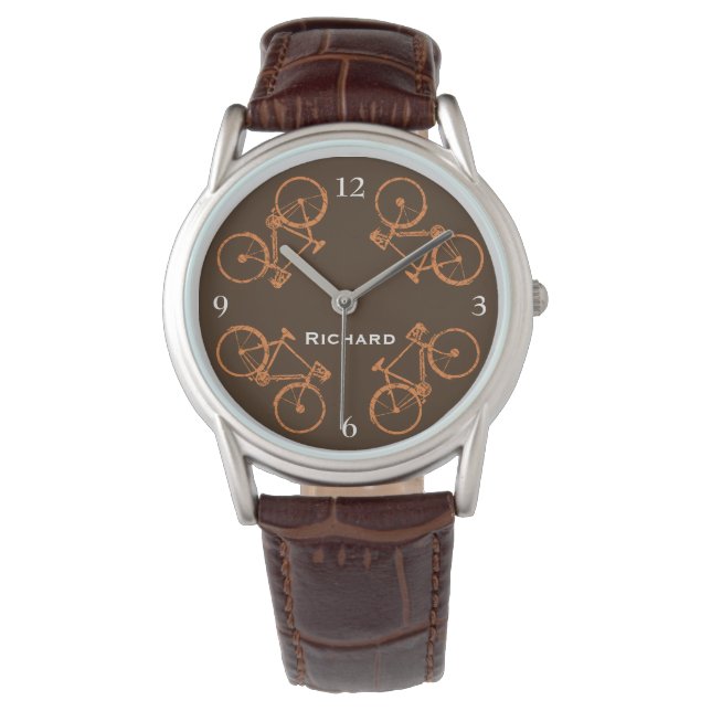 Montre Le temps du vélo, élégant (devant)