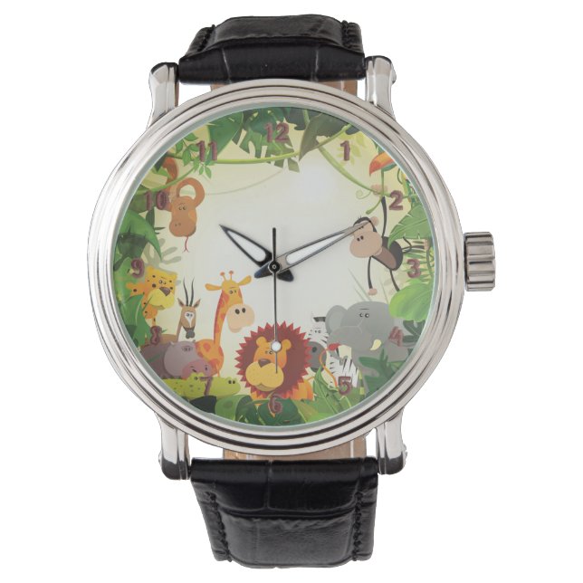 Montre Le thème de la jungle (devant)