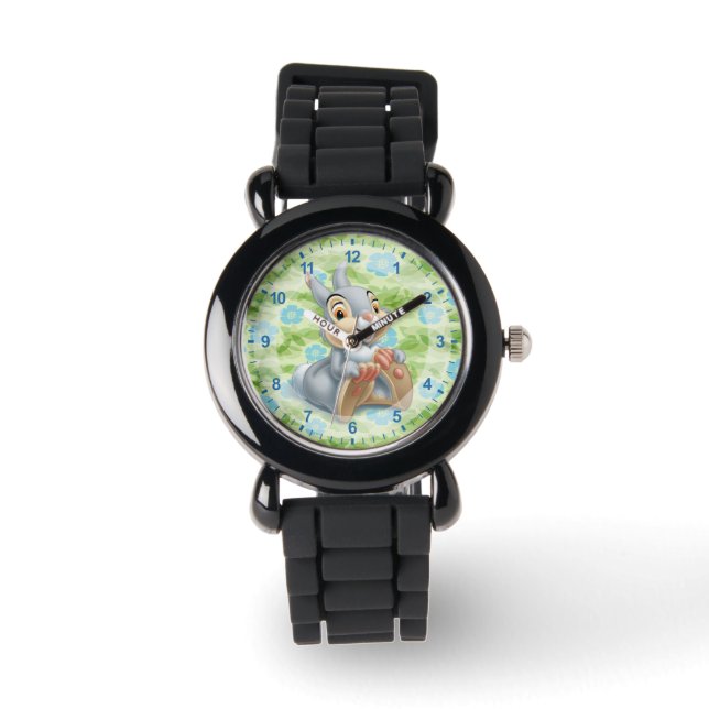 Montre Le Thumper de Bambi tenant ses pieds (Recto)