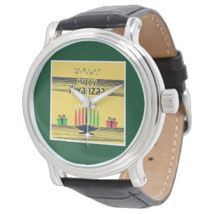 Montre Le ton chaud et célébratif de Kwanzaa de SlipperyJ