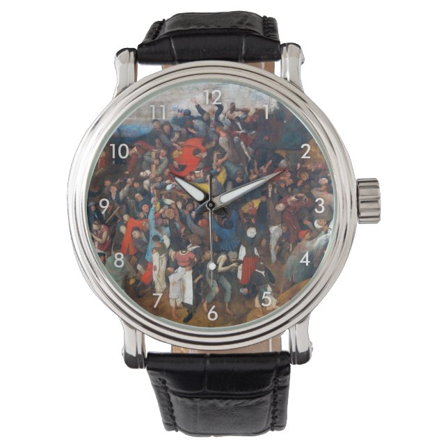 Montre Le vin de Saint Martin, Pieter Bruegel (devant)