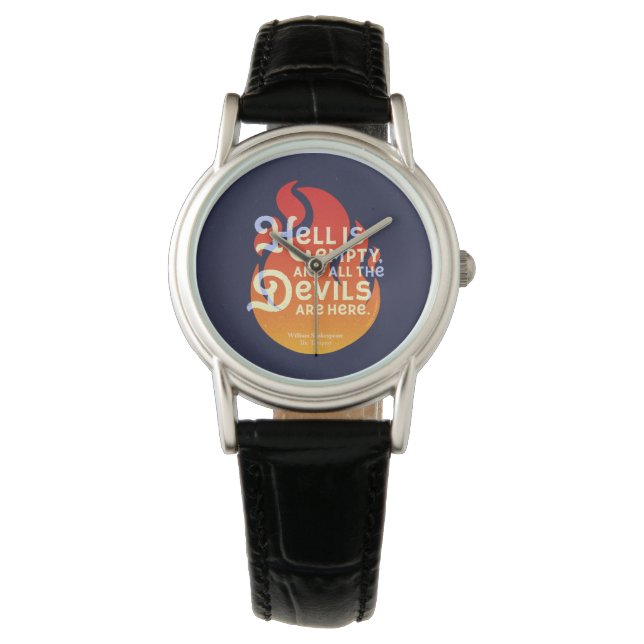 Montre L'enfer de William Shakespeare est vide (devant)