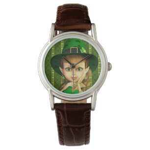 Montre Leprechaun Girl St. Patrick's Day Watch