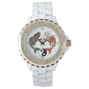 Montre l'équilibre de la vie privée. Yahanese koi carp fi