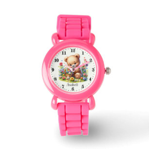 Montre Les amoureux de l'ours mignon filles ajouter un no