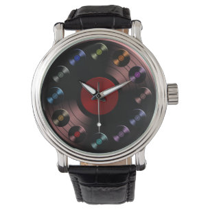 Montre les années 70 dossier Retro Vinyl
