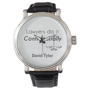 Montre Les avocats le font en toute confidentialité