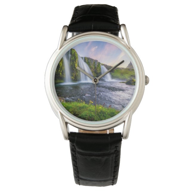 Montre Les cascades | Kirkjufellsfoss, Islande (devant)