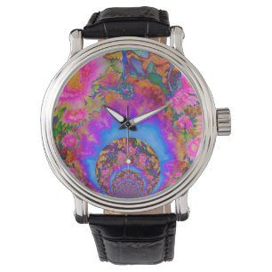 Montre Les champs de tournesol pour toujours mandala