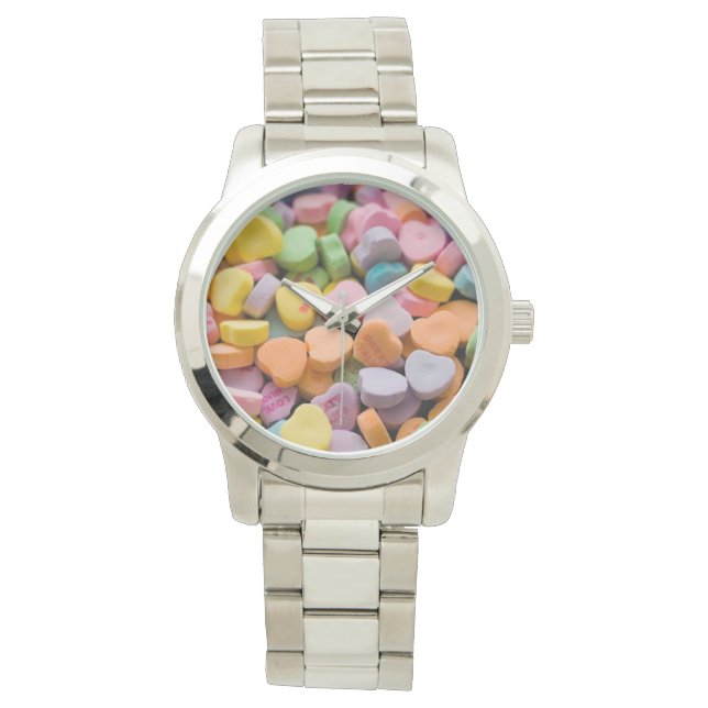 MONTRE LES COEURS DE LA BOUGIE DE VALENTINE (devant)