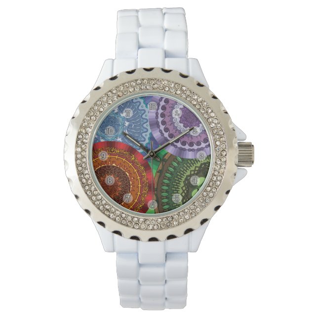 Montre Les éléments de surveillance Mandalas (devant)
