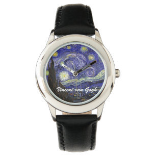 Montre Les enfants regardent la nuit étoilée.