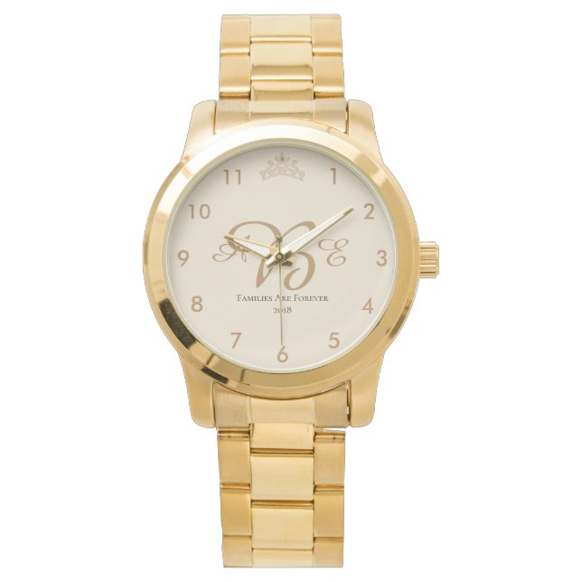Montre Les familles sont pour toujours Bracelet Watch (devant)