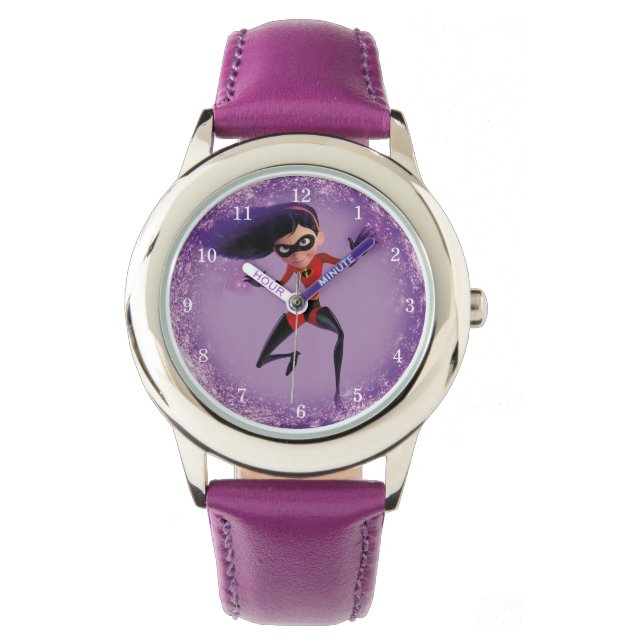 Montre Les Incroyables 2 | Violet - Incroyable (devant)