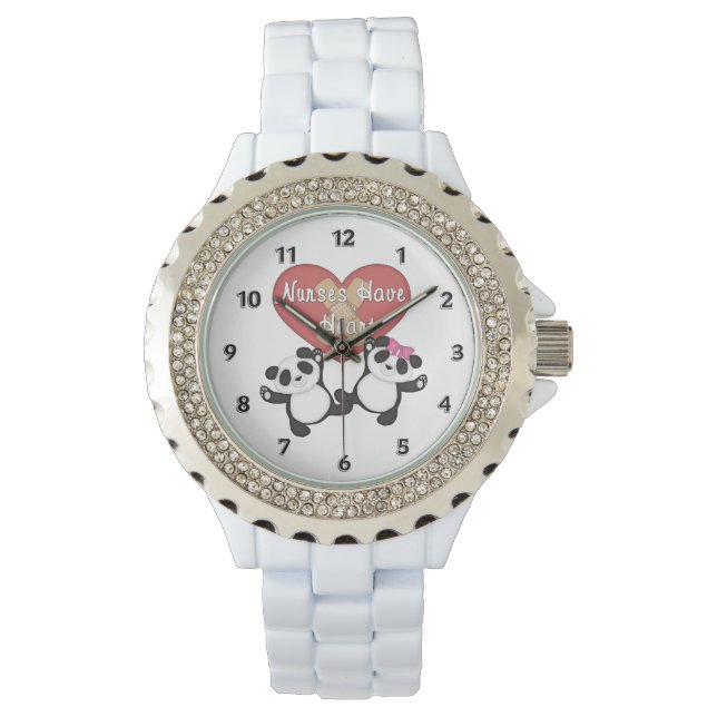 Montre Les infirmières ont le coeur (devant)
