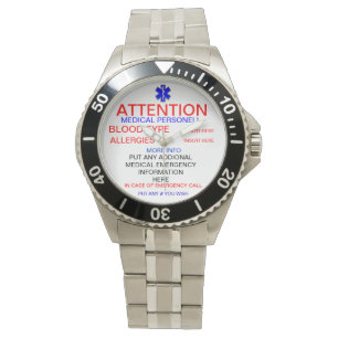 MONTRE LES INFORMATIONS EN CAS D'URGENCE