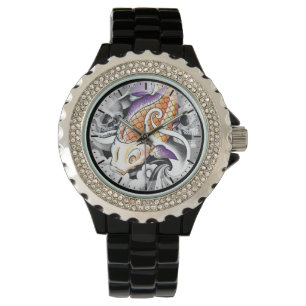 Montre Les Japonais orientaux frais tatouent des poissons