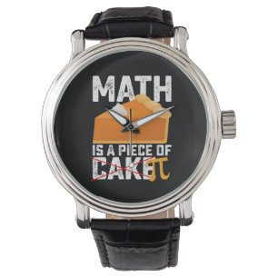 Montre Les maths sont un jeu d'enfant jour de Pi drôle