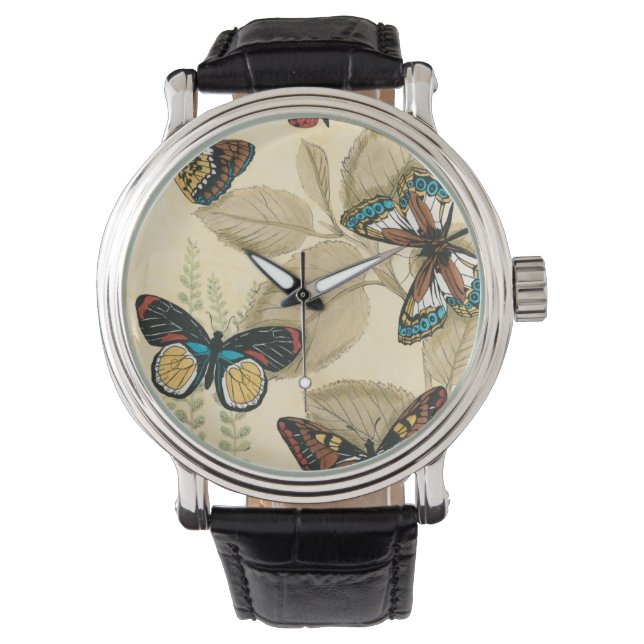 Montre Les papillons qui dorment sur les Feuilles (devant)
