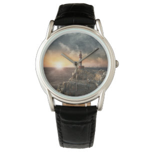 Montre Les phares Phare rouge et blanc