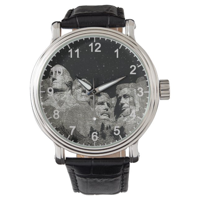 Montre Les présidents Mount Rushmore Graphisme Art, Regar (devant)