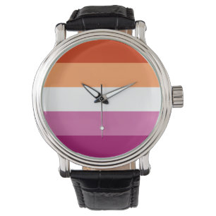 Montre Lesbian Pride Flag LGBTQ