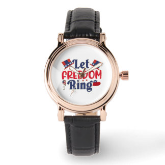 Montre Let Freedom Ring - Perfect Carré Black
