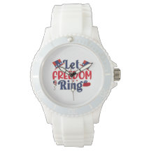 Let Freedom Ring - Silicon blanc sportif