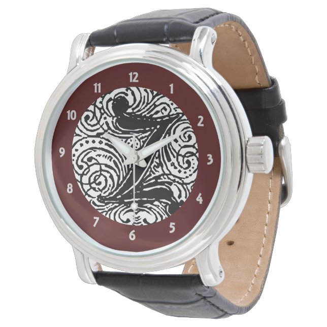 Montre Lettre fantaisie Z Monogramme Z Monarchia Z (Incliné)