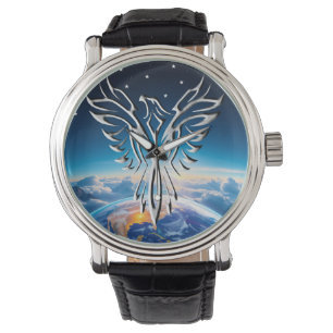 Montre Lever du soleil de l'aigle argenté