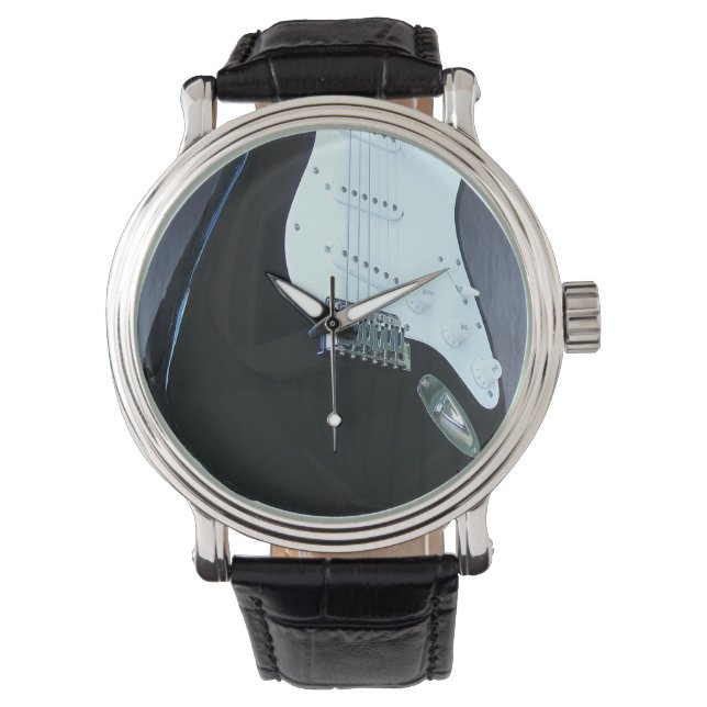 Montre L'heure de la musique guitare électrique (devant)