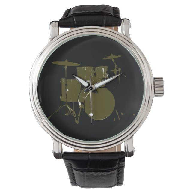 Montre l'heure du batteur (devant)
