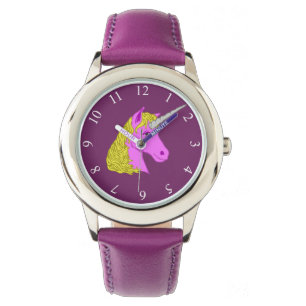 Montre Licorne rose