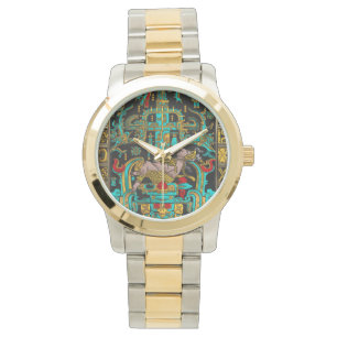 Montre Lid of Great Tomb of Pakal - Astronaut Palenque