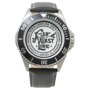 Montre Ligne atlantique logo de côte de chemin de fer