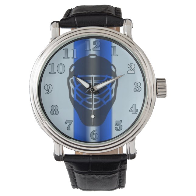 Montre Ligne bleue Masque de gardien de gardien de but Mo (devant)