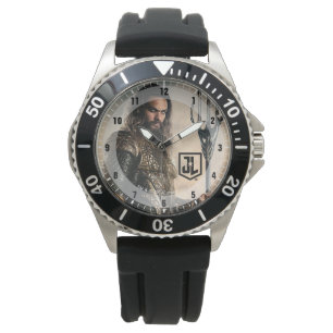 Montre Ligue de Justice Aquaman Sur Le Champ De Bataill