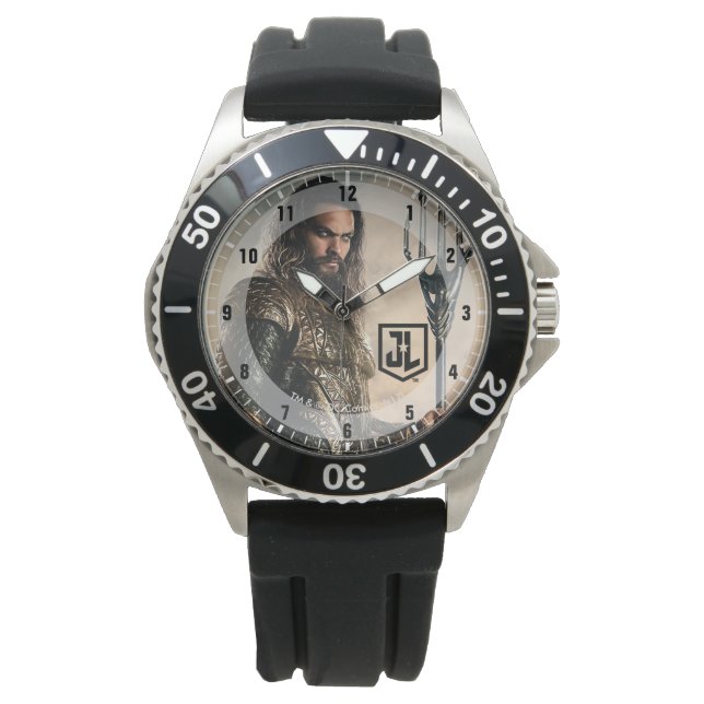 Montre Ligue de Justice | Aquaman Sur Le Champ De Bataill (devant)