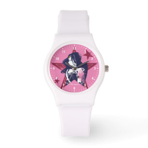 Montre Ligue de Justice Wonder Woman & Stars Pop Art