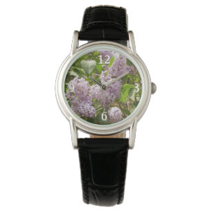 Montre Lilac Bush Belles fleurs de printemps violettes