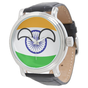Montre L'Inde Geeky tendante drôle Countryball