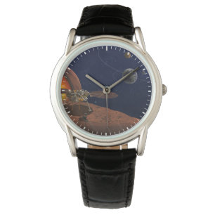 Montre L'interprétation de l'artiste de la Lander de visi