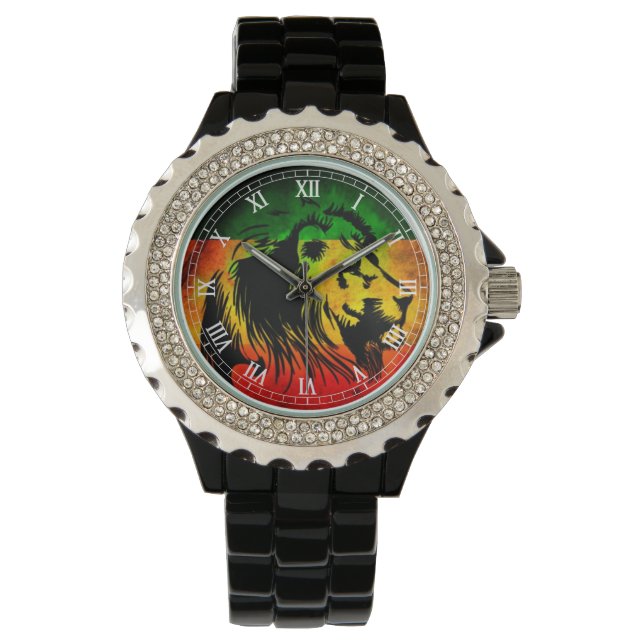 Montre Lion reggae de Cori Reith Rasta (devant)