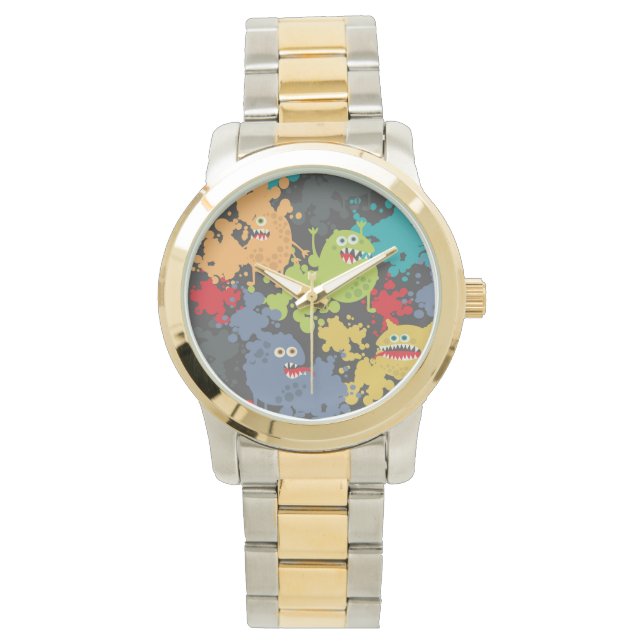 Montre Little cute funny monsters (devant)