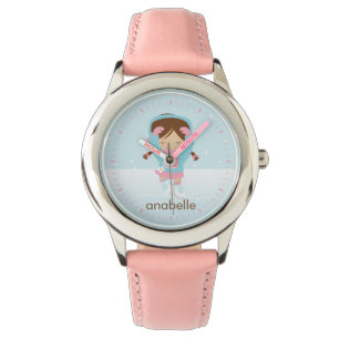 Montre Little Ice Skater {rose}