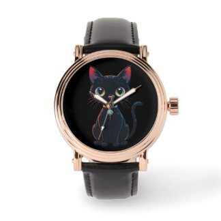 Montre Little Spooky Black Cat