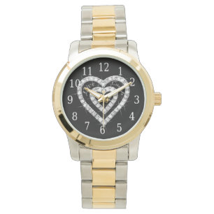 Montre Live Lauder Love Diamond Heart Watch